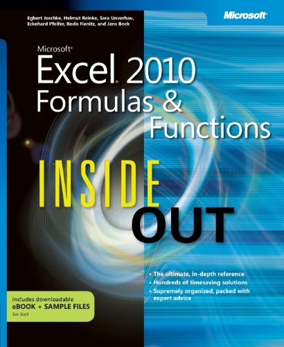 Microsoft Excel 2010 Formulas and Function… by Bock, Jens Paperback / softback