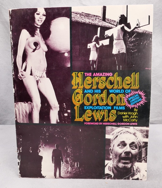 The Amazing Herschell Gordon Lewis – 1st Edition – SIGNED – FREE US SHIPPING!