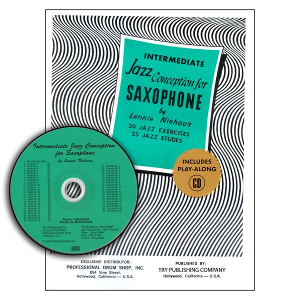 Intermediate Jazz Conception For Saxophone w/cd – by Lennie Niehaus – TRY1059