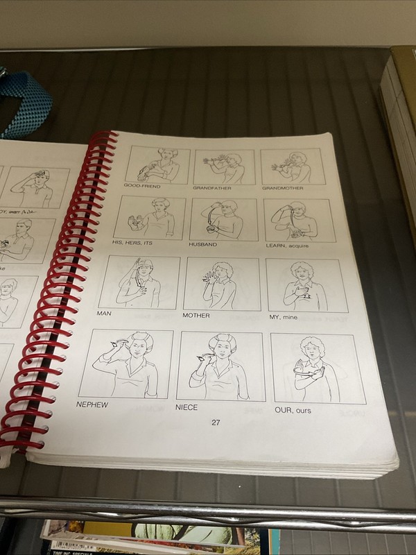 A Basic Course in American Sign Language Humphries 2nd (2 Books) Spiral 2012 T.J gallery