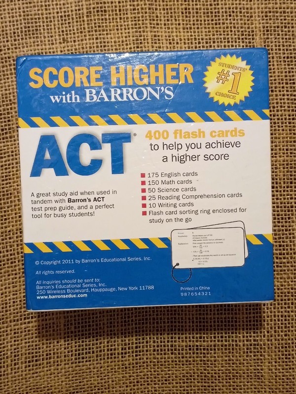 Barron's ACT Flash Cards by Patsy J. Prince and James D. Giovannini (2011,... gallery
