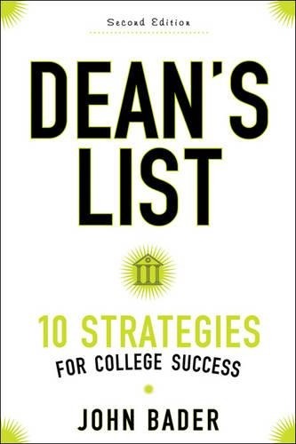 John Bader Dean’s List (Paperback) (UK IMPORT)