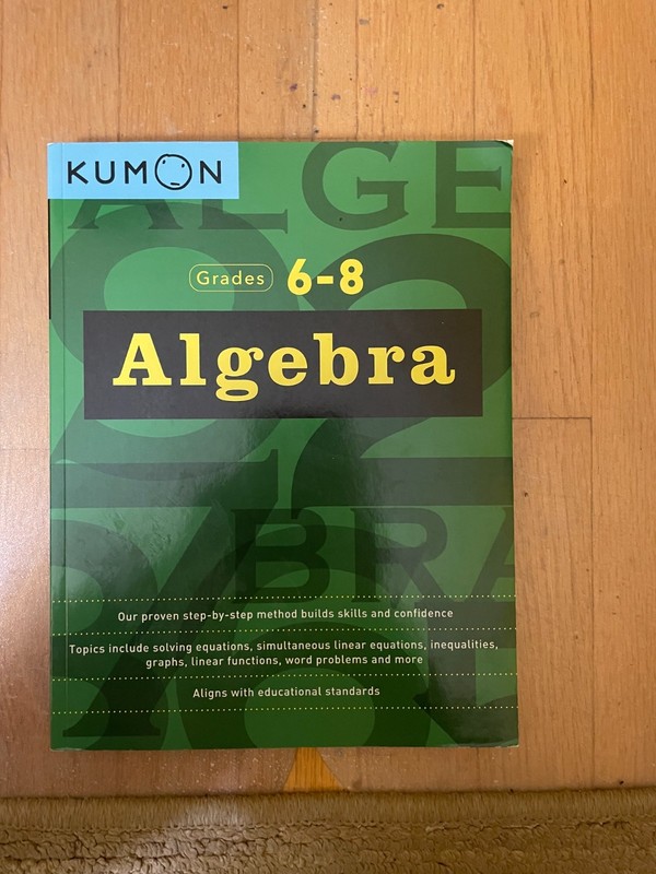 Algebra by Kumon (2016, Trade Paperback)