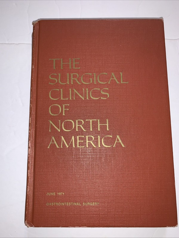 VTG Surgical Clinics Of North America Lot Of 3 HC Books 1971-81 Gastro Surgery+* gallery