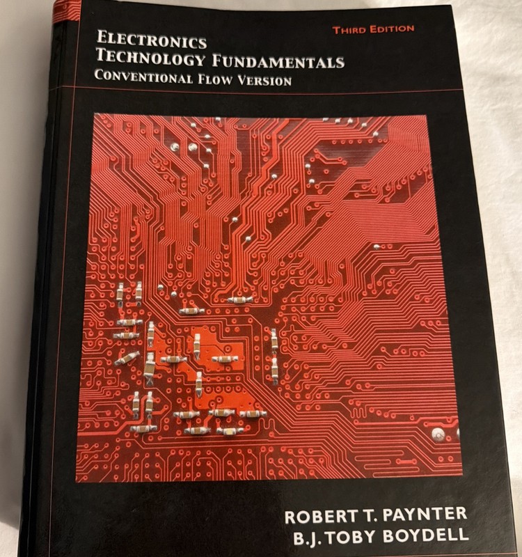 Pearson Electronics Technology Fundamentals 3rd Ed Paynter Boydell HC ~Read Des~