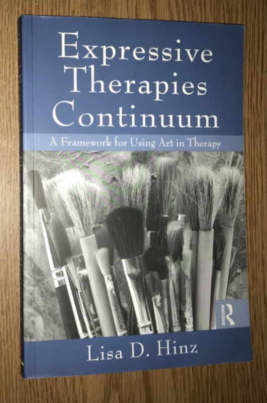 EXPRESSIVE THERAPIES CONTINUUM BOOK A FRAMEWORK FOR USING ART IN THERAPY L HINZ