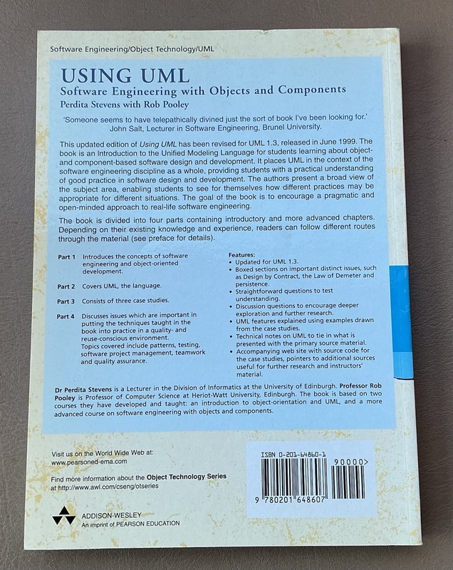 The Addison-Wesley Object Technology Ser.: Using UML : Software Engineering with gallery