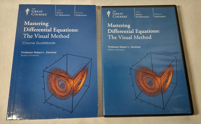 Great Courses Mastering Differential Equations: The Visual Method DVD Set + Book