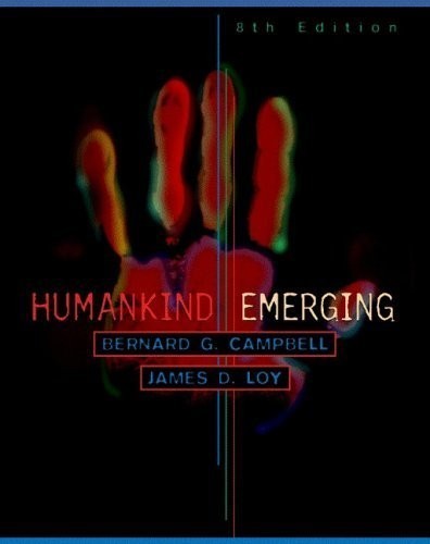 Humankind Emerging 8th Edition – VERY GOOD