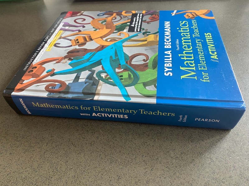 Mathematics for Elementary Teachers with Act 4E ANNOTATED INSTUCTOR Ed + ANSWERS gallery