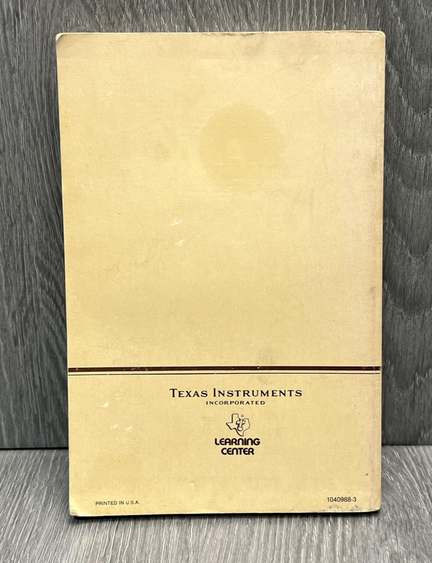 Vintage Texas Instruments Student Calculator Math Book 1980 Softcover Learning gallery