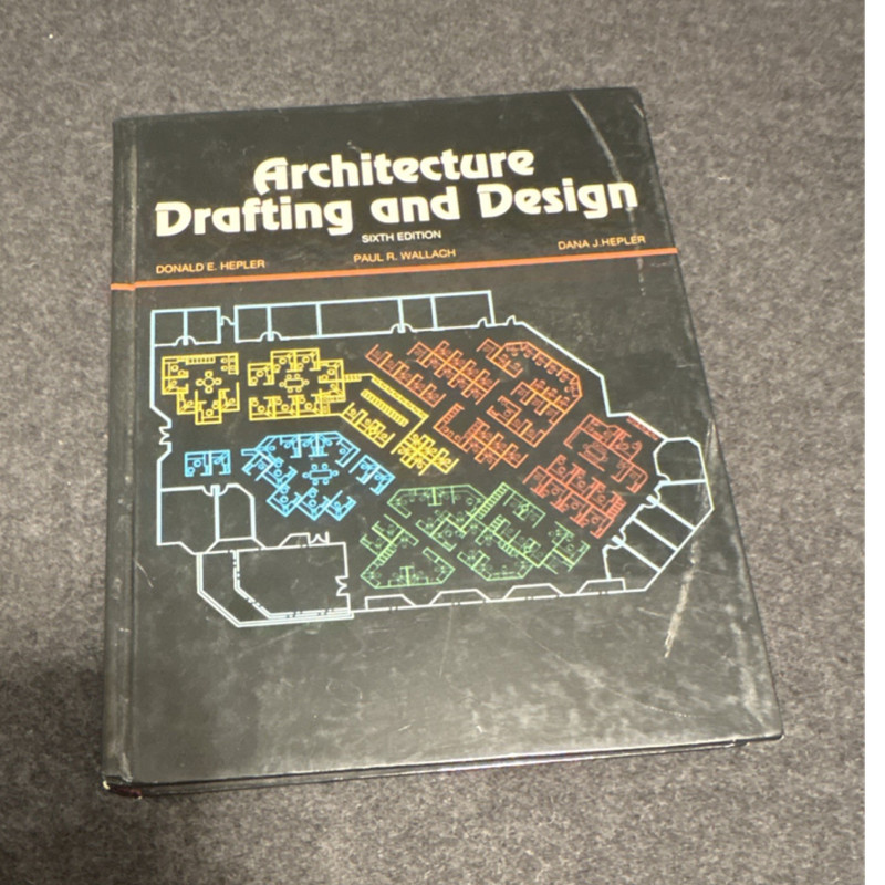 Architecture Drafting and Design 6th Ed Hardcover 1994 Glencoe Illustrated