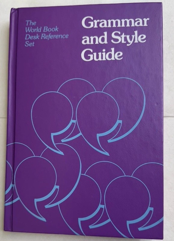 Grammar And Style Guide The World Book Desk Reverence Set ￼B46