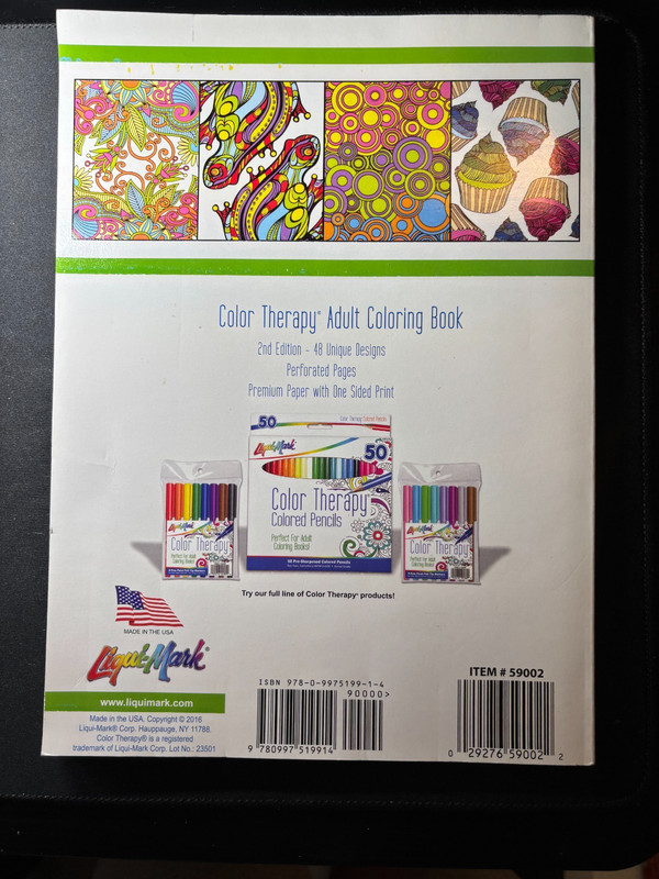 Liqui-Mark Adult Coloring Book - New gallery