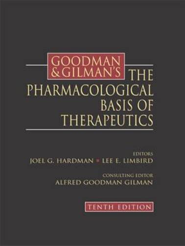 Goodman & Gilman’s The Pharmacological Basis of Therapeutics – VERY GOOD