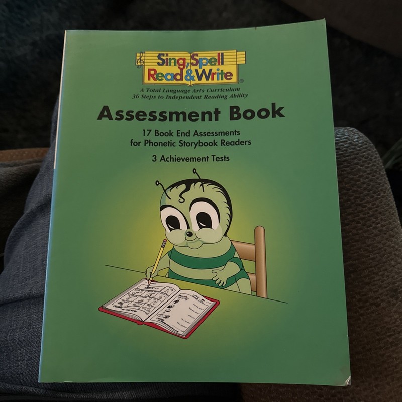 Sing Spell Read & Write ASSESSMENT BOOK Dickson Homeschool CLEAN [free shipping]