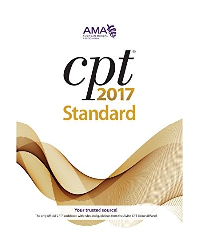 CPT 2017 STANDARD (CPT / CURRENT PROCEDURAL TERMINOLOGY By American Medical *VG*