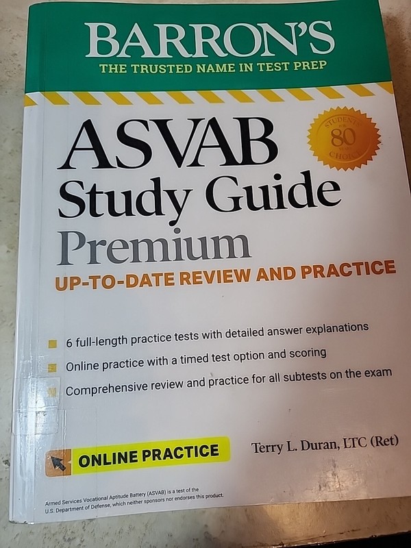 ASVAB Study Guide Premium: 6 Practice Tests + Comprehensive Review + Online …