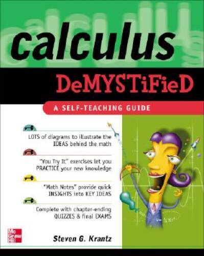 Calculus Demystified : A Self Teaching Guide (Demystified) – Paperback – GOOD