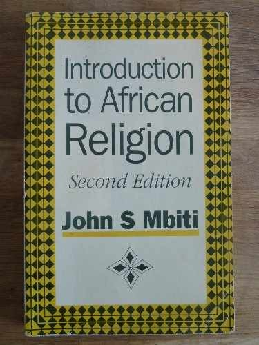 Introduction to African Religion – Paperback, by Mbiti John S. – Very Good