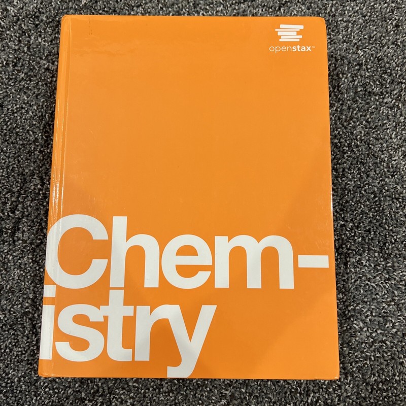 Chemistry by OpenStax 2015 Hardcover – Excellent Condition – (978-1-938168-39-0)