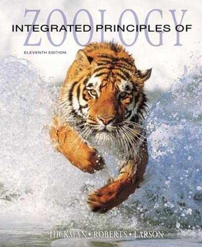 Integrated Principles of - Hardcover, by Hickman Jr. Cleveland - Very Good