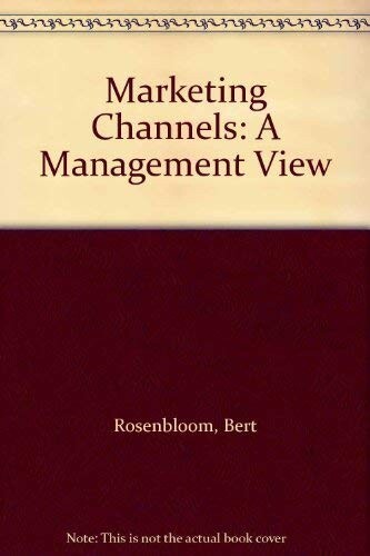 Marketing Channels by Bert Rosenbloom (1983, Hardcover)