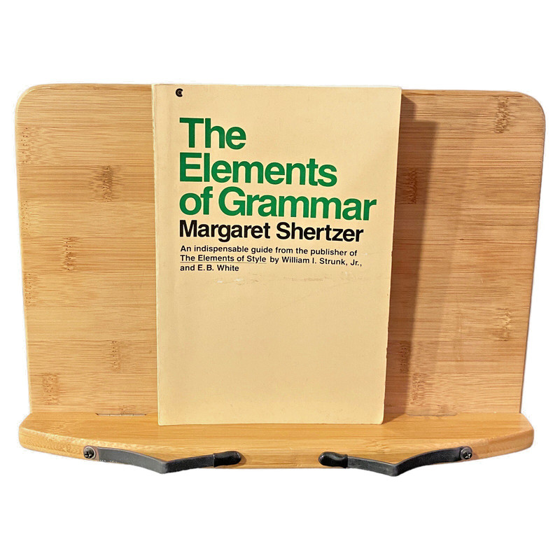The Elements of Grammar – Margaret Shertzer – Paperback – Good Condition