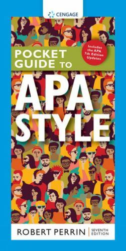 Pocket Guide to APA Style with APA 7e Updates (MindTap Course List) by Perrin,
