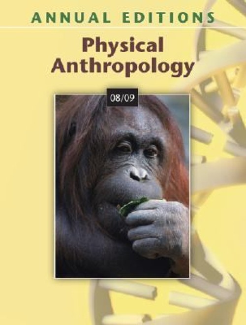 Physical Anthropology 08/09 Paperback Elvio Angeloni