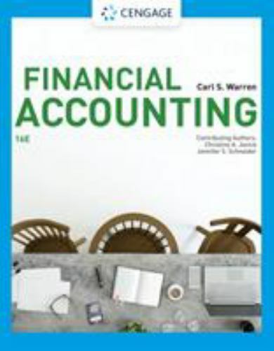 Financial Accounting by Warren, Carl S., Jonick, Christine, Schneider, Jennifer