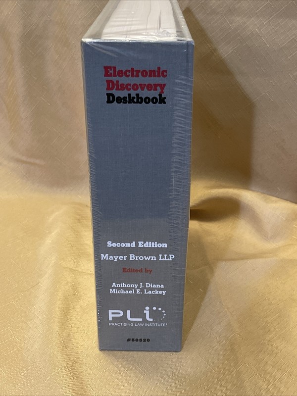PLI Electronic Discovery Deskbook 2nd Edition By Mayer Brown gallery