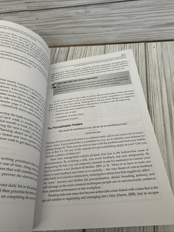 Occupational Therapy Fieldwork Survival Guide: a Student Planner gallery
