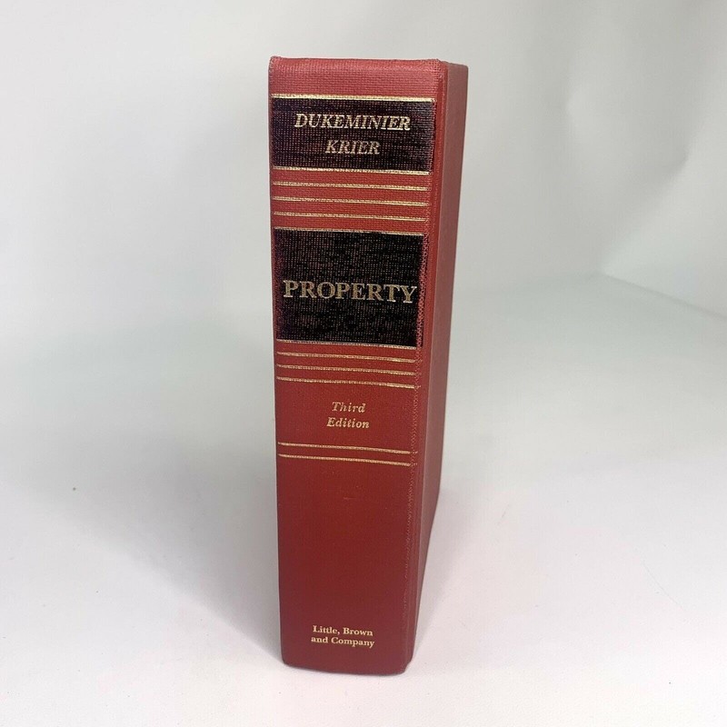 Property by Dukeminier Textbook ISBN 0316195235 3rd Edition Little Brown & Co. gallery