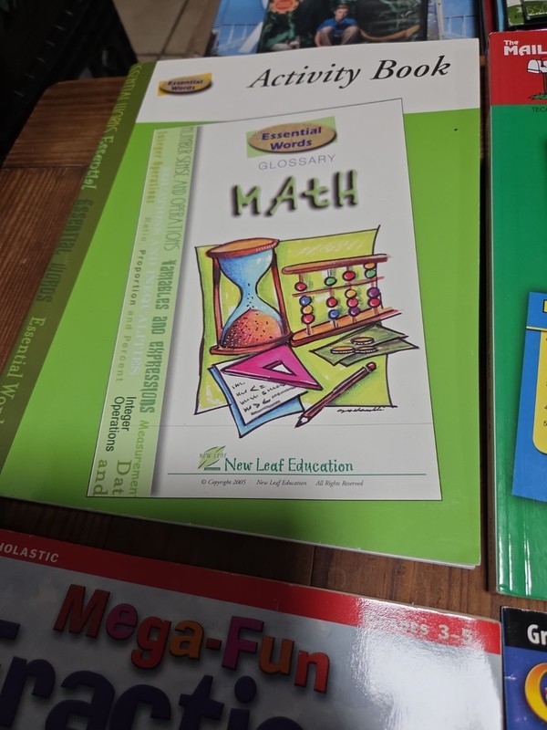 Assorted Math Activity Books, Set Of 6 (Plus A Language Arts Bonus!) gallery