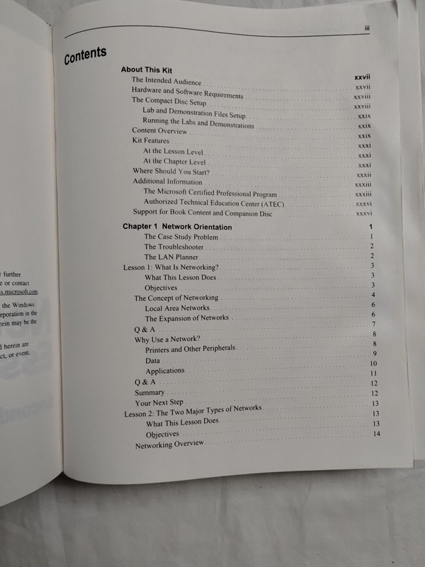 Networking Essentials : Second Edition 1997 VTG Book & 3-CD's MCSE Exam Training gallery