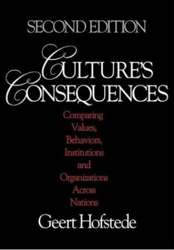 Culture′s Consequences: Comparing Values, Behaviors, Institutions and Organizat