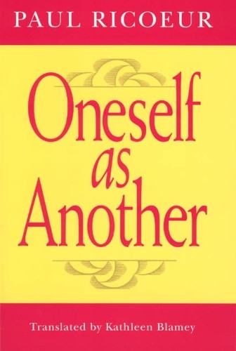 Paul Ricoeur Oneself as Another (Paperback) (UK IMPORT)