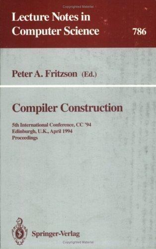 Compiler Construction : 5th International Conference, Cc ’94, Edinburgh, U.k….