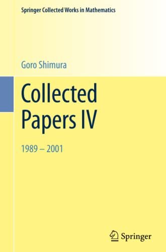 Collected Papers IV : 1989-2001