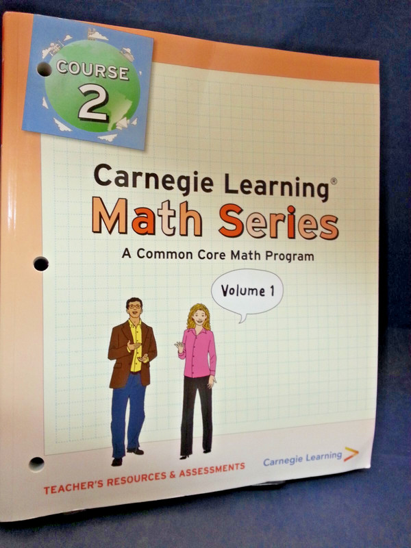 Carnegie Learning, Math Series, Teacher’s Res & Ass Course 2 Vol 1, SC VG 250619