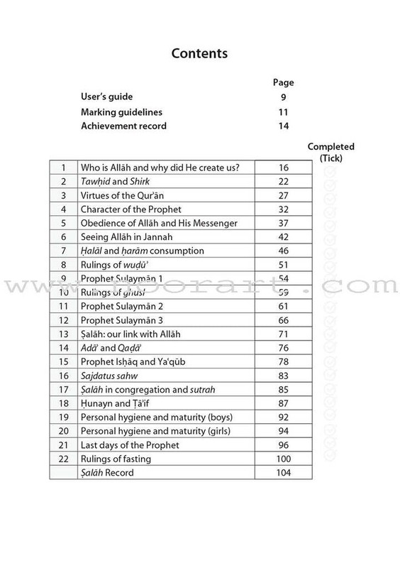 Safar Islamic Studies Workbook: Level 6 gallery