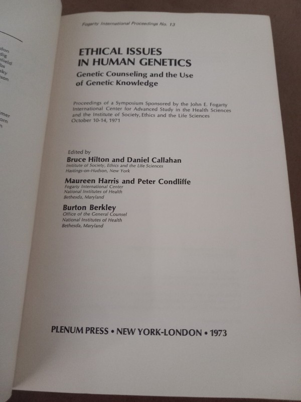 Ethical Issues in Human Genetics: Genetic Counseling + Use of Genetic Knowledge gallery