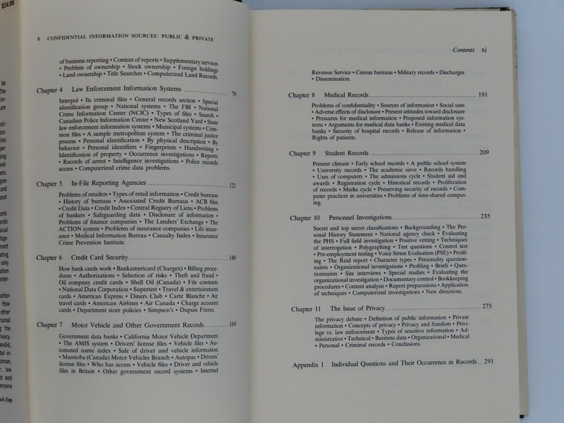 Confidential Information Sources Public&Private John M. Carroll HC First ED 1975 gallery