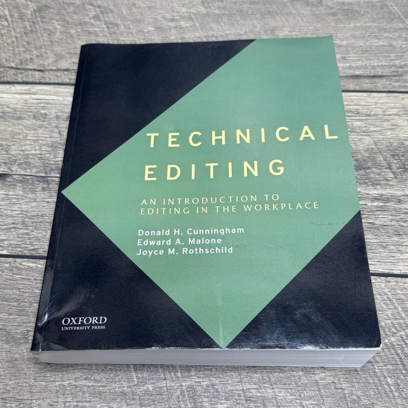 Technical Editing Cunningham Malone Rothschild 2020 Oxford University Press