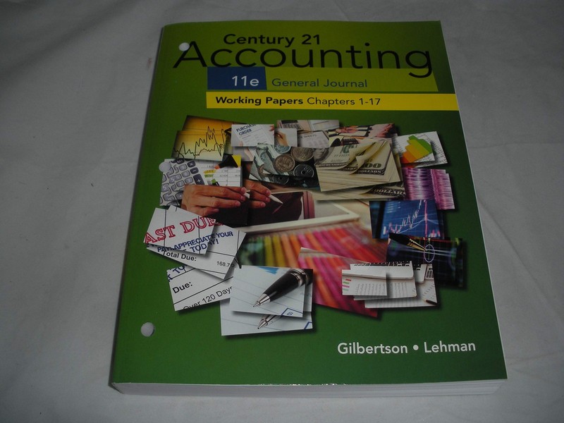 Print Working Papers, Chapters 1-17 for Century 21 Accounting General Journa…