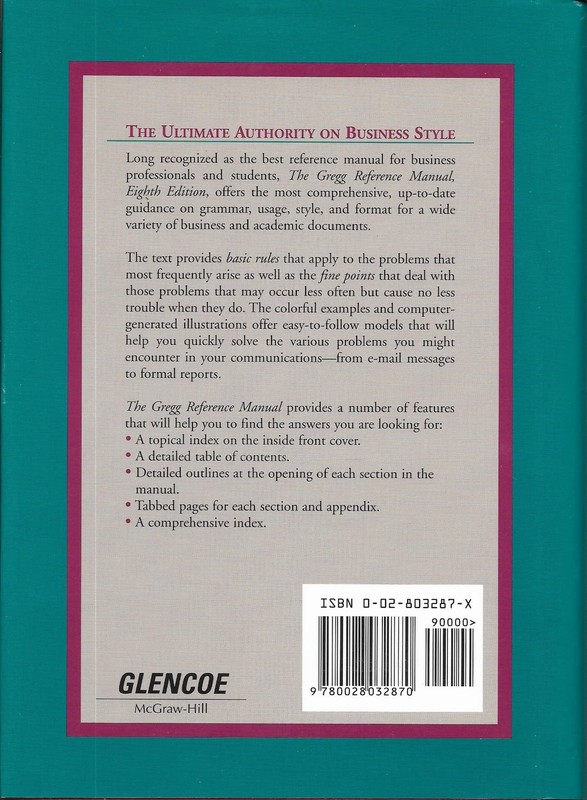 The Gregg Reference Manual