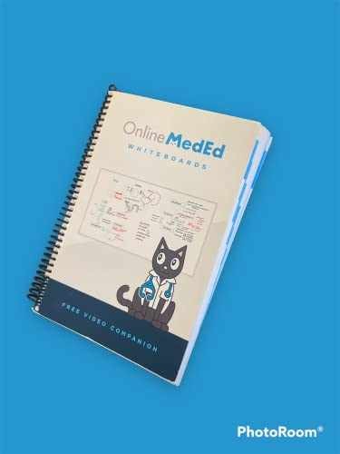 Onlinemeded whiteboards – Spiral-bound, by Dustyn Williams – Very Good