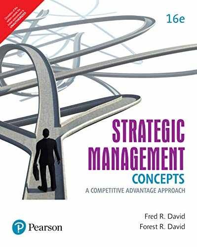 Strategic Management: A Competitive – Paperback, by FRED R. DAVID – Acceptable
