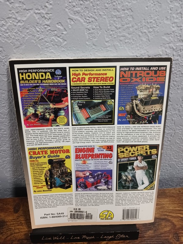 HIGH PERFORMANCE Honda Builders Handbook Vol 1 How to Build & Tune Book Pettitt gallery